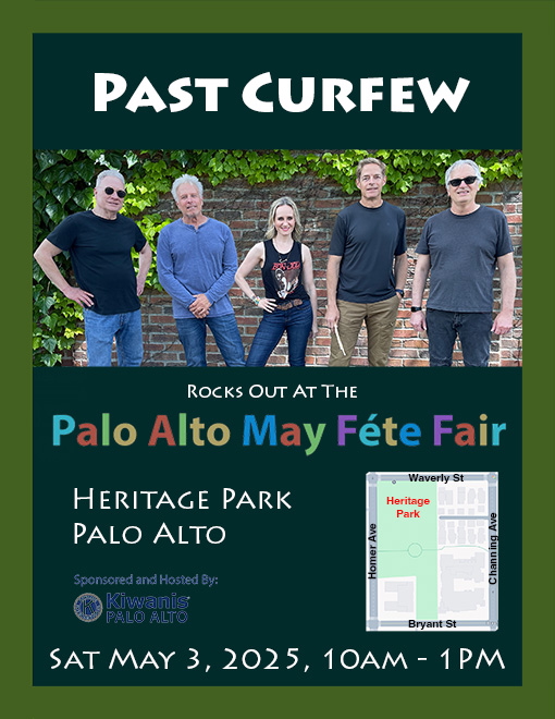 Poster: Past Curfew at May Fete, May 3, 2025